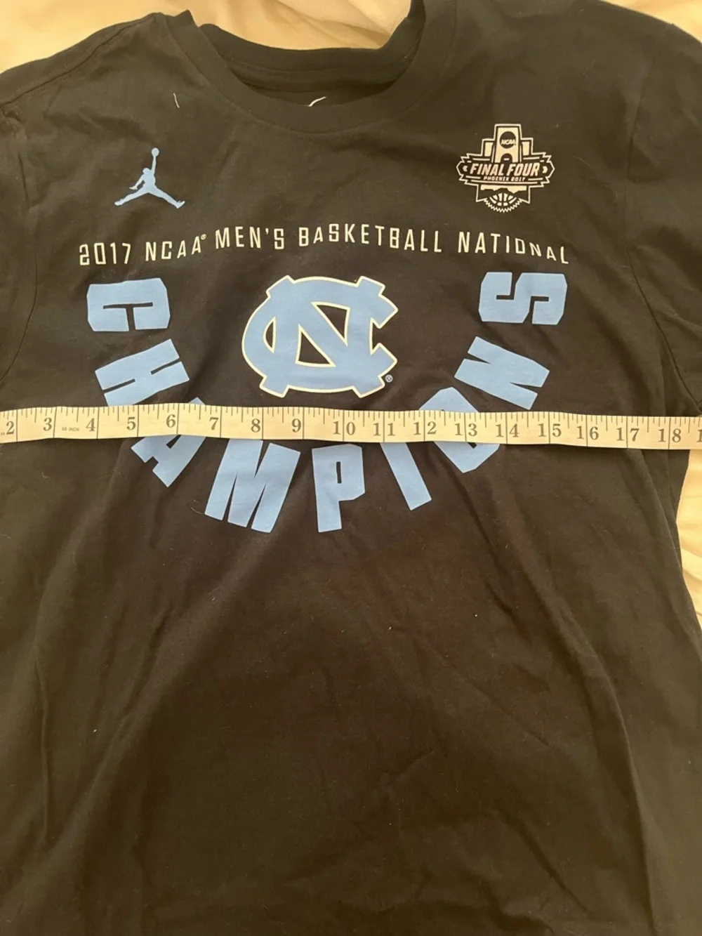 Nike Navy North Carolina Tar Heels 2017 Champions Short Sleeve Tee